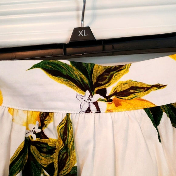Cotton skirt lemon print xl - Picture 3 of 5